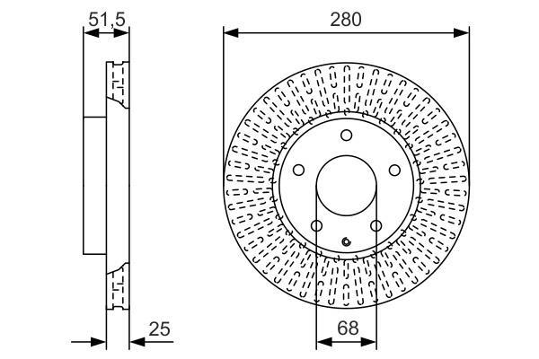 Disques de frein BOSCH 0 986 479 C36