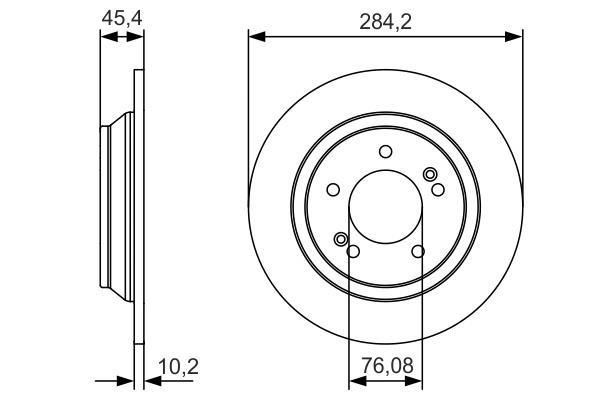 Disques de frein BOSCH ref. 0 986 479 C39