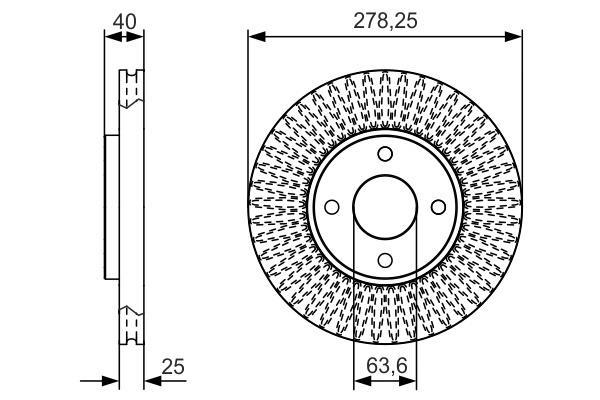 Disques de frein BOSCH 0 986 479 C48