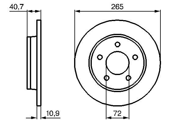 Disques de frein BOSCH ref. 0 986 479 C77