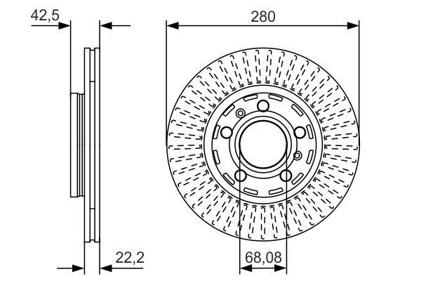 Discos de freno BOSCH ref. 0 986 479 C89