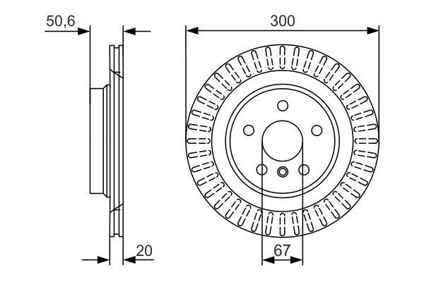 Discos de travão BOSCH ref. 0 986 479 C95