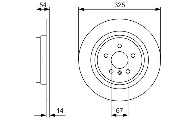Discos de freno BOSCH ref. 0 986 479 D10