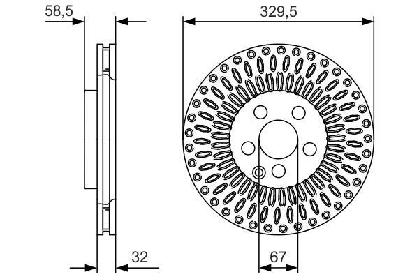 Discos de freno BOSCH ref. 0 986 479 D13