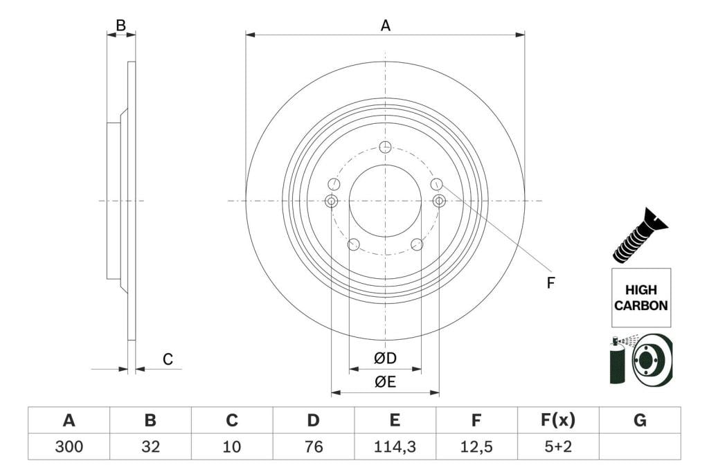 Disques de frein BOSCH 0 986 479 H01