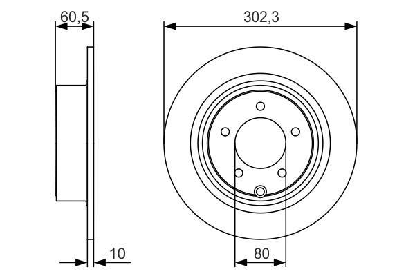 Disques de frein BOSCH ref. 0 986 479 R07