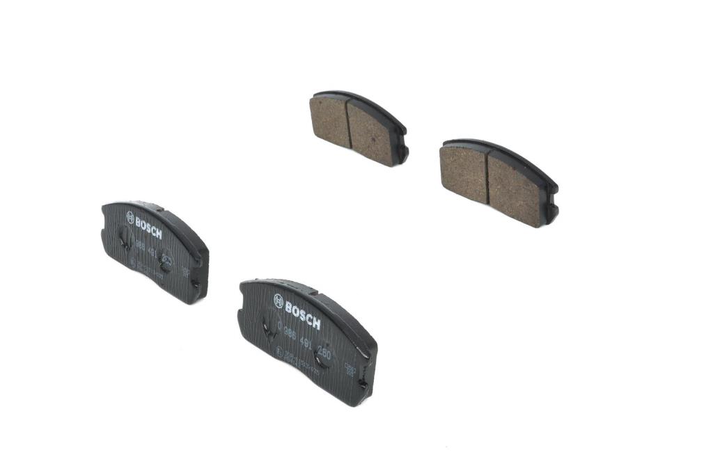 Jeu de 4 plaquettes de frein BOSCH ref. 0 986 491 260