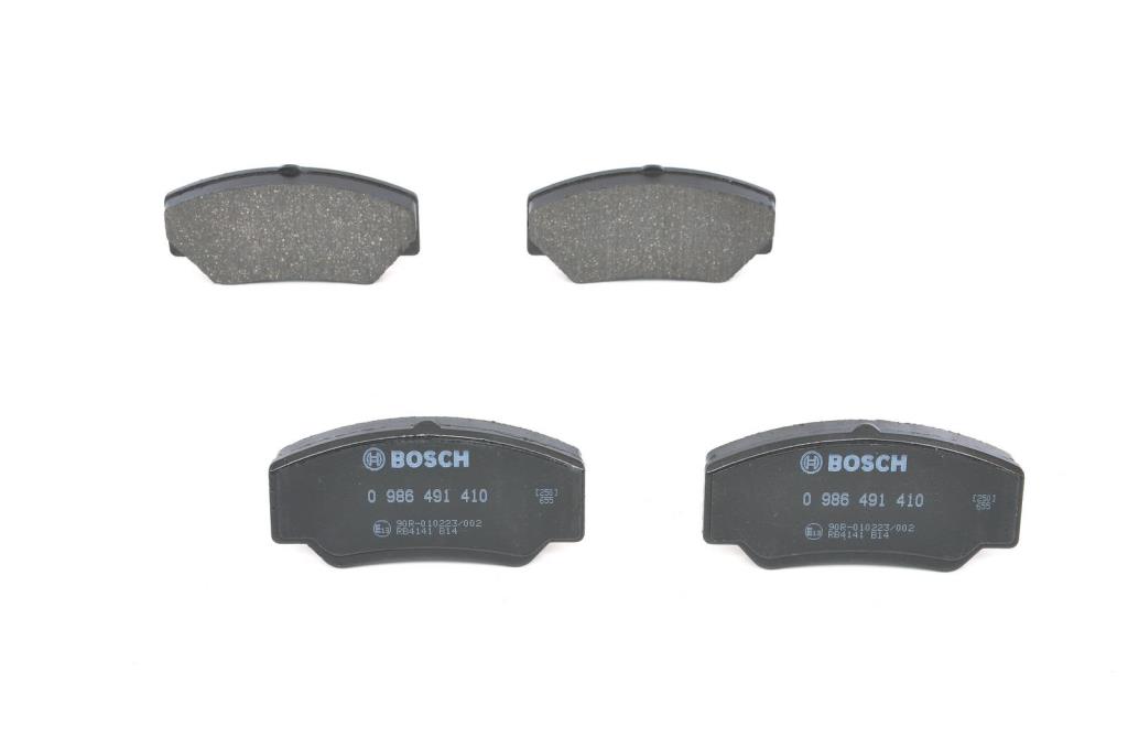 Jeu de 4 plaquettes de frein BOSCH ref. 0 986 491 410