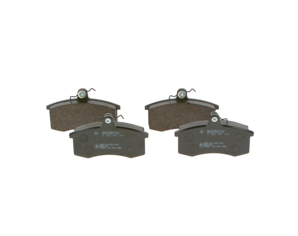 Jeu de 4 plaquettes de frein BOSCH ref. 0 986 491 700