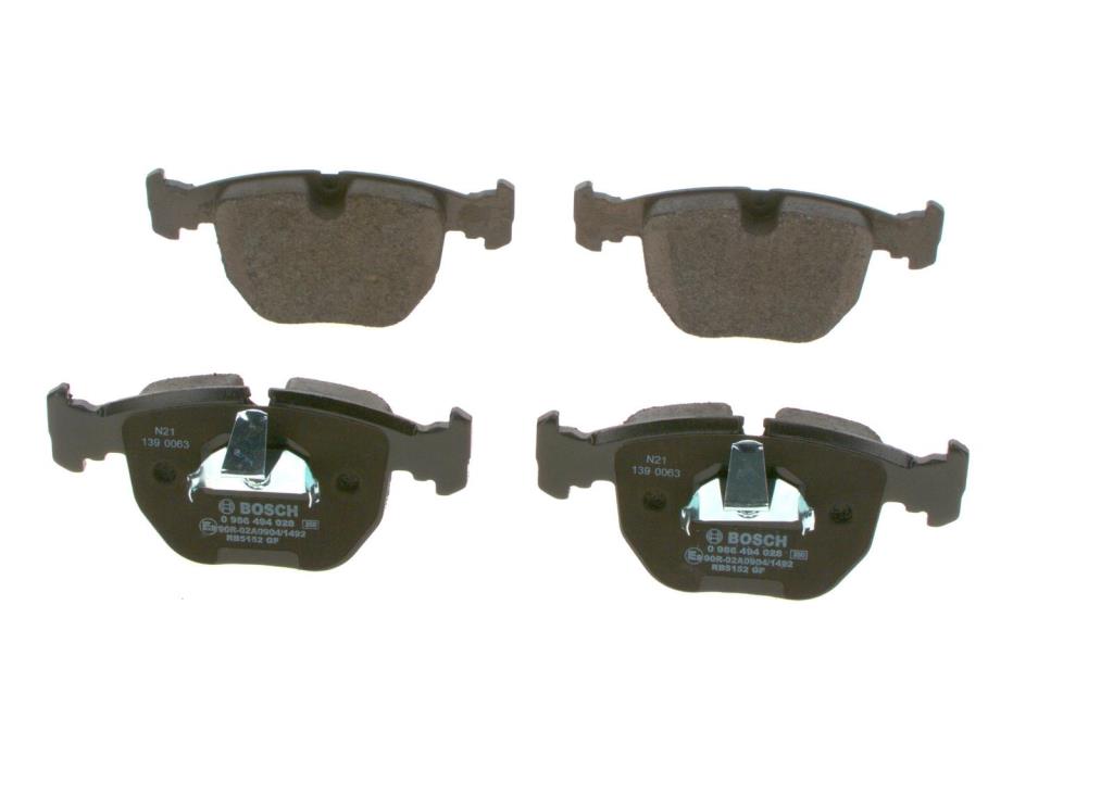 Jeu de 4 plaquettes de frein BOSCH ref. 0 986 494 028