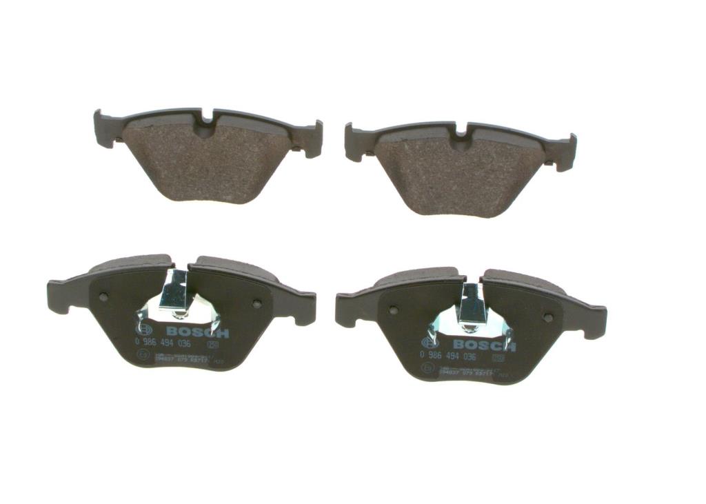 Jeu de 4 plaquettes de frein BOSCH ref. 0 986 494 036