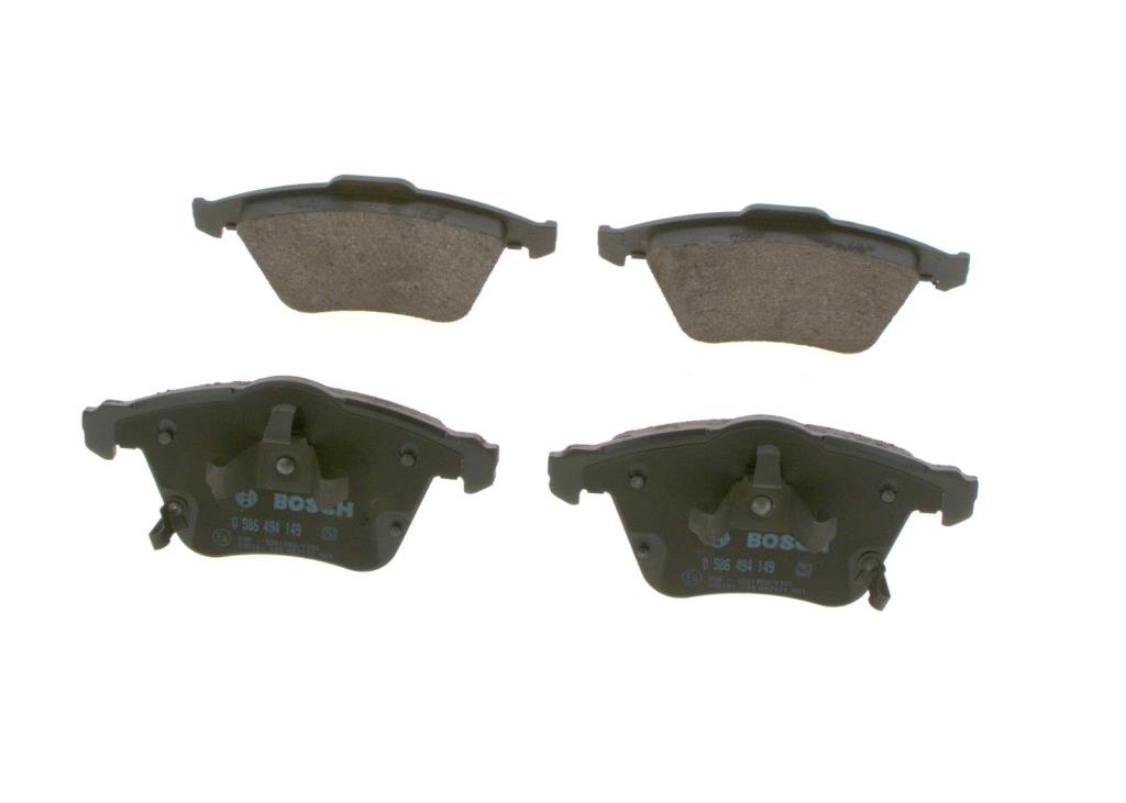 Jeu de 4 plaquettes de frein BOSCH ref. 0 986 494 149