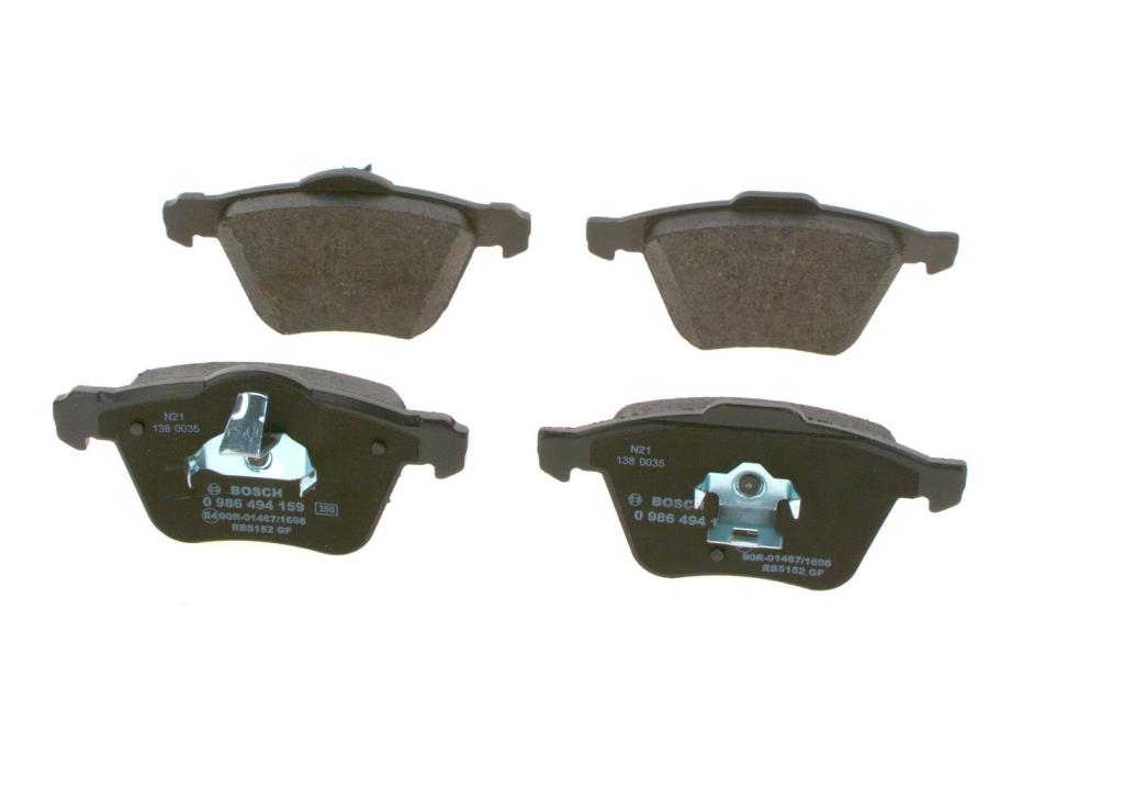 Jeu de 4 plaquettes de frein BOSCH ref. 0 986 494 159