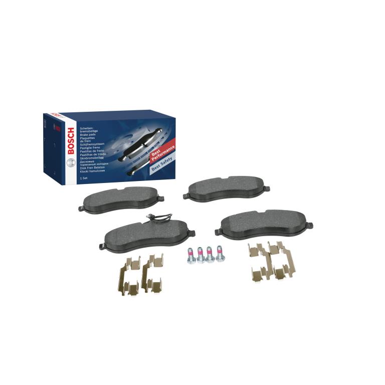 Jeu de 4 plaquettes de frein BOSCH ref. 0 986 494 163