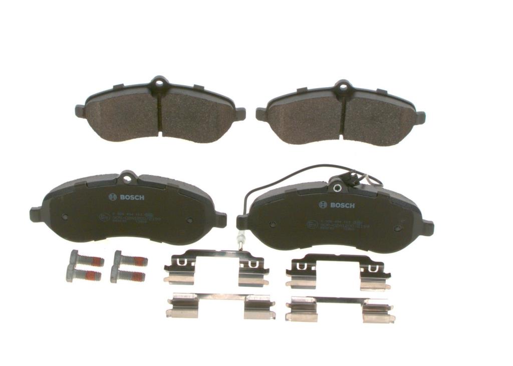 Jeu de 4 plaquettes de frein BOSCH ref. 0 986 494 163