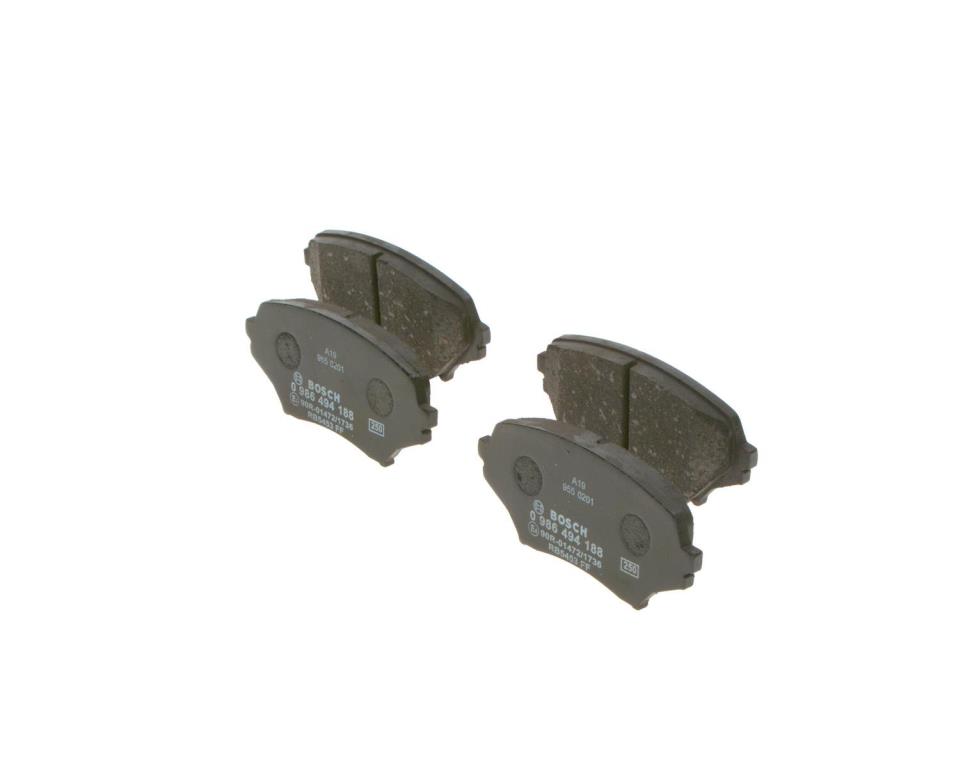 Jeu de 4 plaquettes de frein BOSCH ref. 0 986 494 188