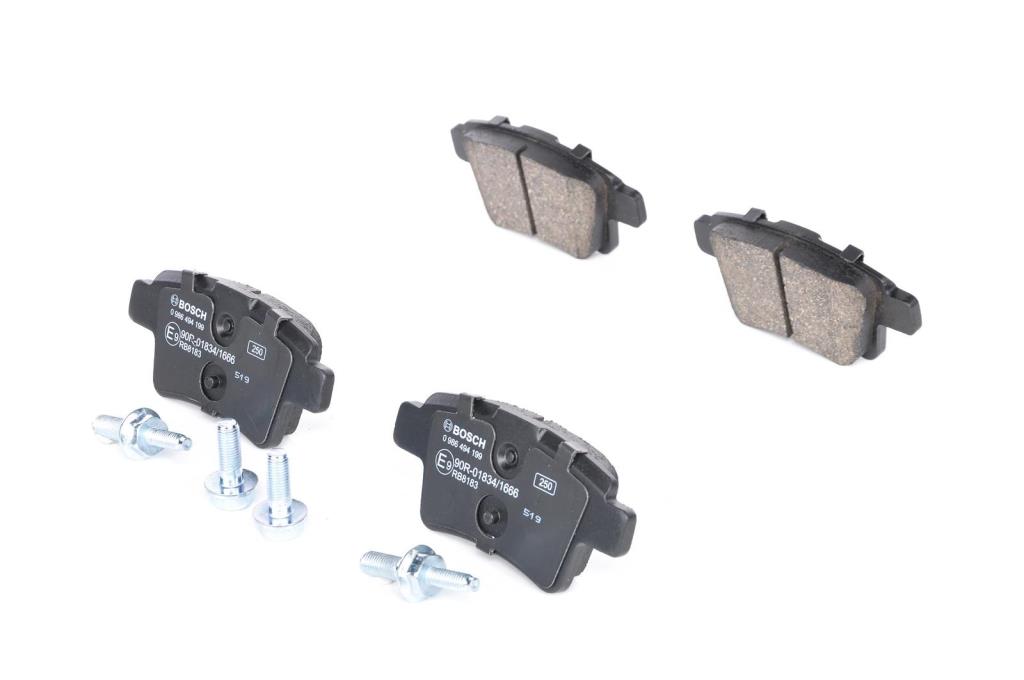 Jeu de 4 plaquettes de frein BOSCH ref. 0 986 494 199