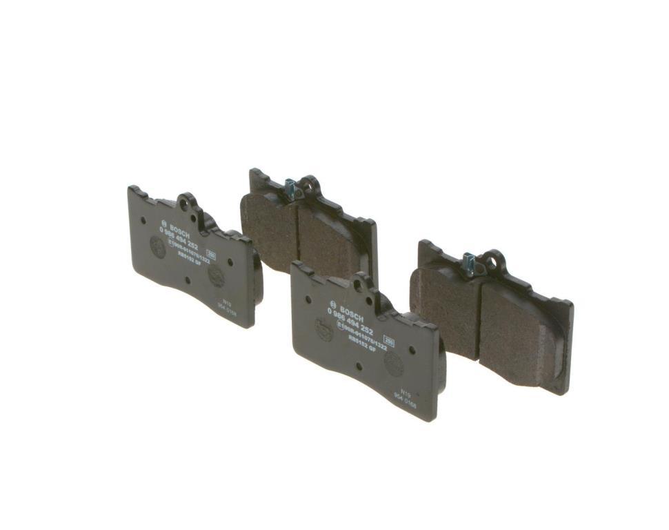 Jeu de 4 plaquettes de frein BOSCH ref. 0 986 494 252