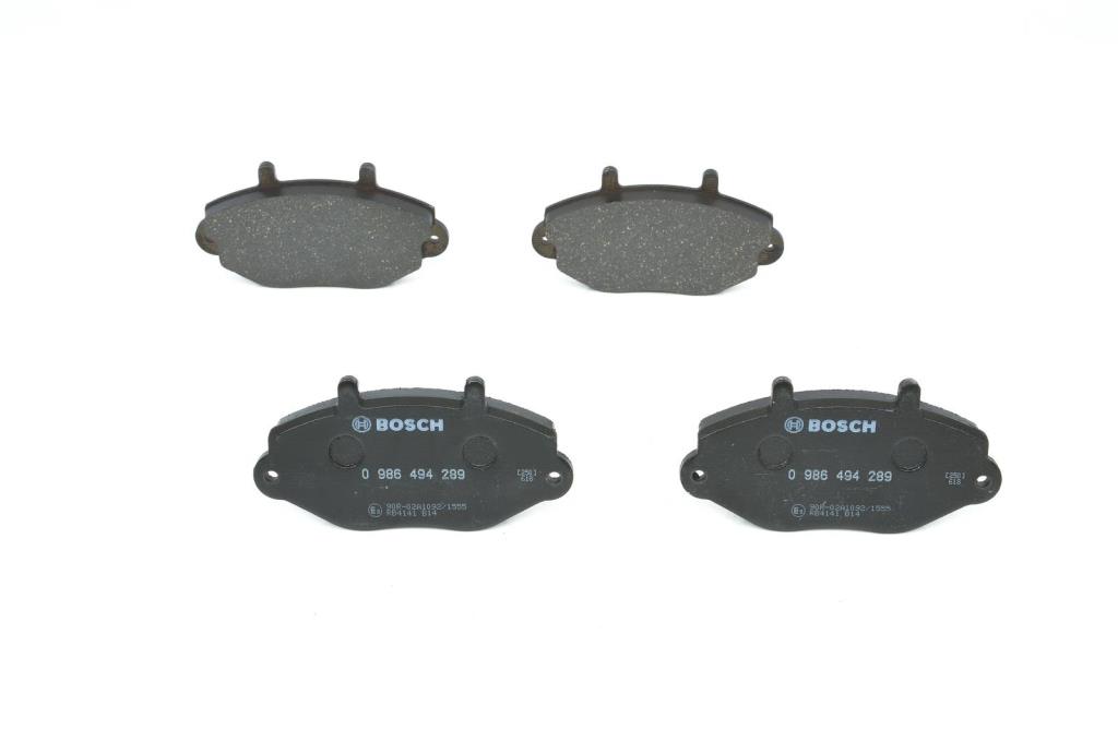 Jeu de 4 plaquettes de frein BOSCH ref. 0 986 494 289