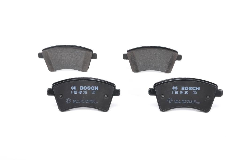 Jeu de 4 plaquettes de frein BOSCH ref. 0 986 494 332