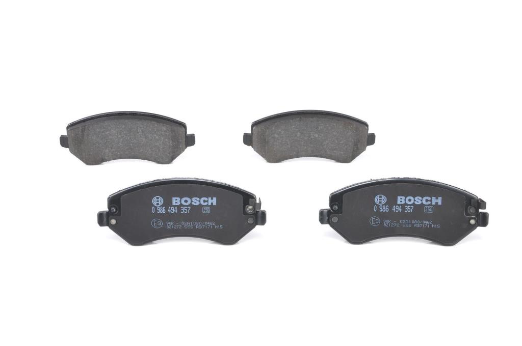 Jeu de 4 plaquettes de frein BOSCH ref. 0 986 494 357