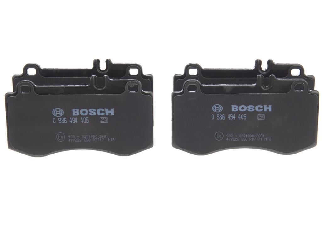 Jeu de 4 plaquettes de frein BOSCH 0 986 494 405