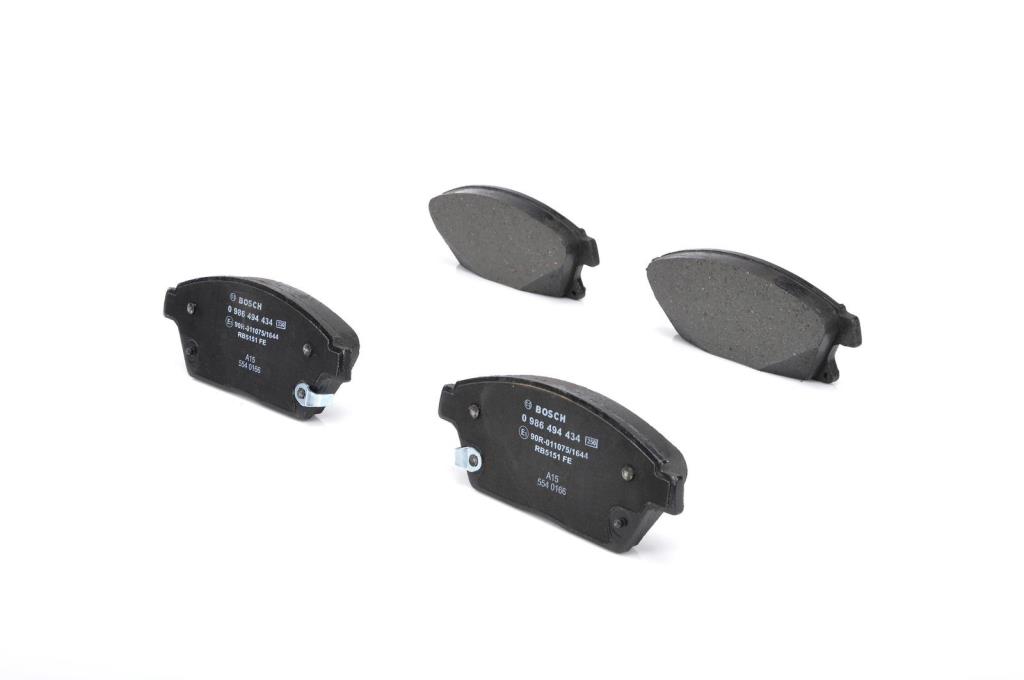Jeu de 4 plaquettes de frein BOSCH 0 986 494 434