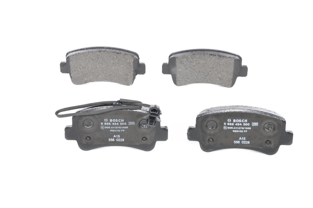 Jeu de 4 plaquettes de frein BOSCH ref. 0 986 494 500