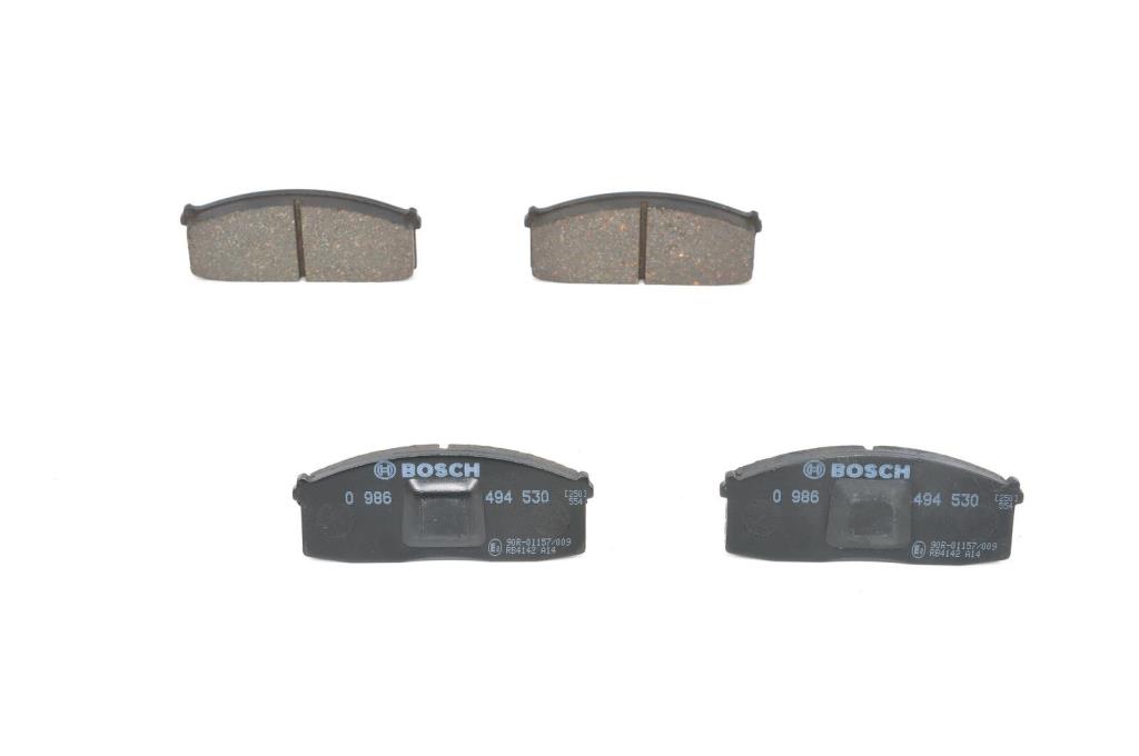 Jeu de 4 plaquettes de frein BOSCH ref. 0 986 494 530