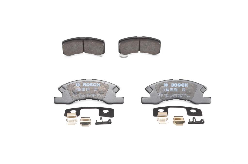 Jeu de 4 plaquettes de frein BOSCH ref. 0 986 494 610