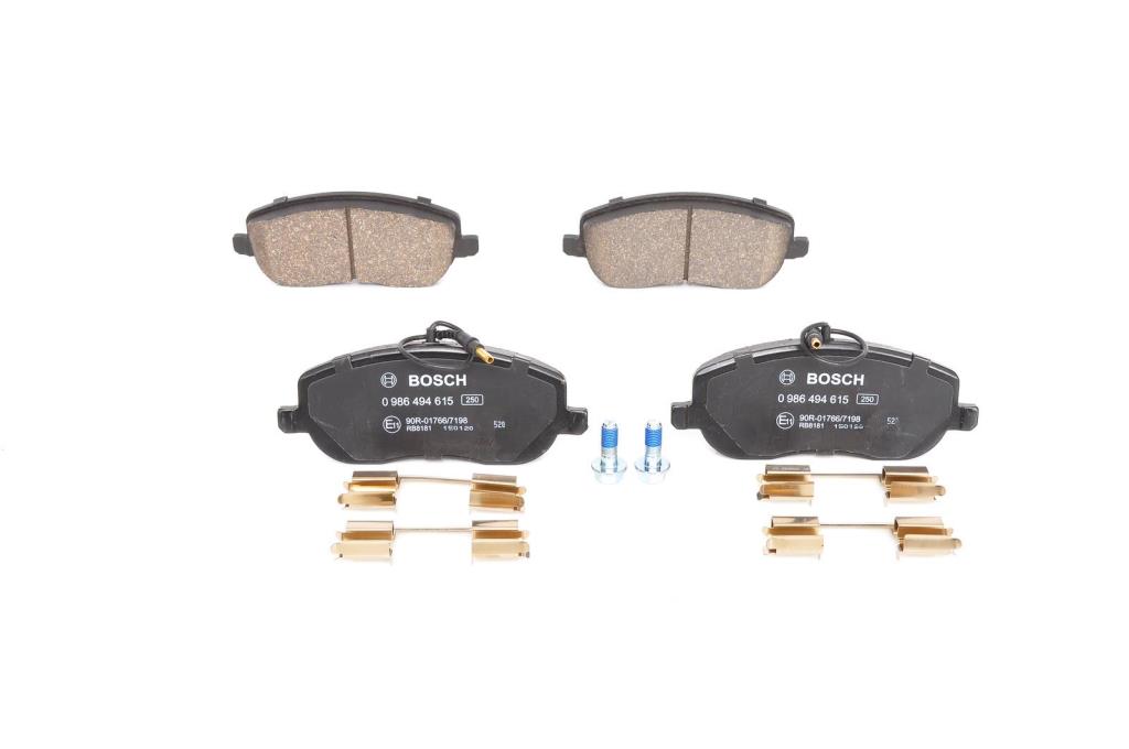 Jeu de 4 plaquettes de frein BOSCH ref. 0 986 494 615