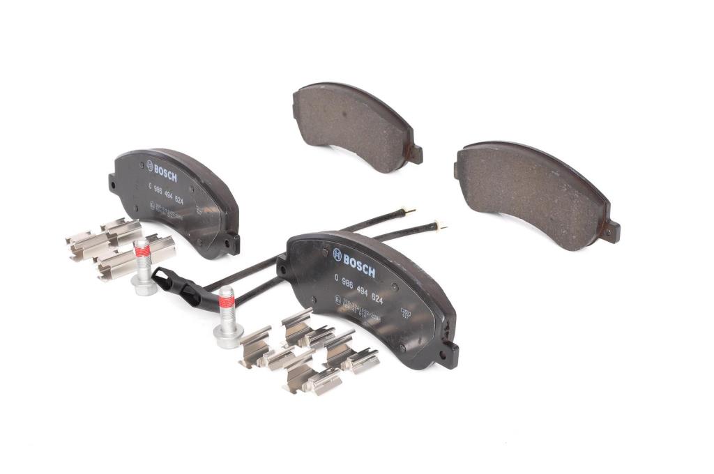 Jeu de 4 plaquettes de frein BOSCH ref. 0 986 494 624