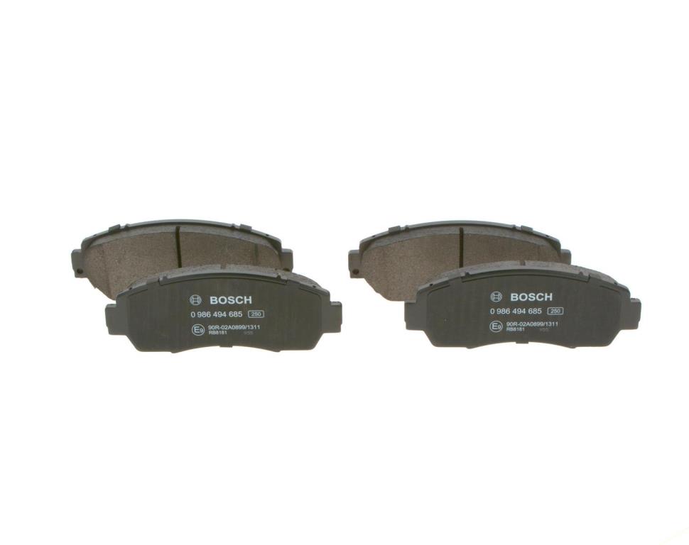 Jeu de 4 plaquettes de frein BOSCH ref. 0 986 494 685
