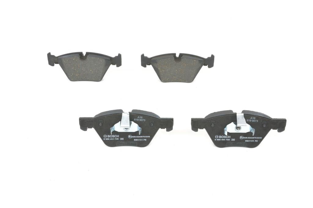 Jeu de 4 plaquettes de frein BOSCH ref. 0 986 494 705