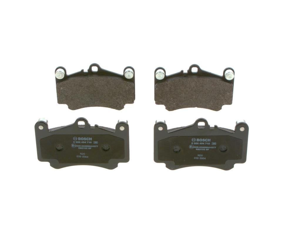 Jeu de 4 plaquettes de frein BOSCH ref. 0 986 494 710