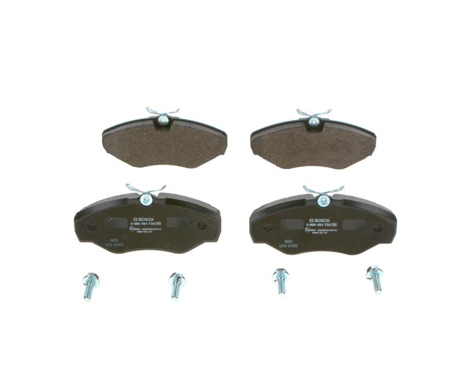 Jeu de 4 plaquettes de frein BOSCH ref. 0 986 494 730