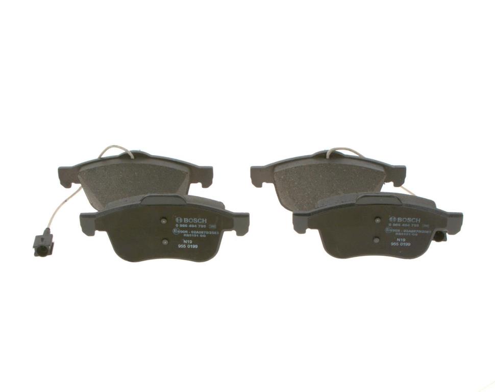 Jeu de 4 plaquettes de frein BOSCH ref. 0 986 494 795
