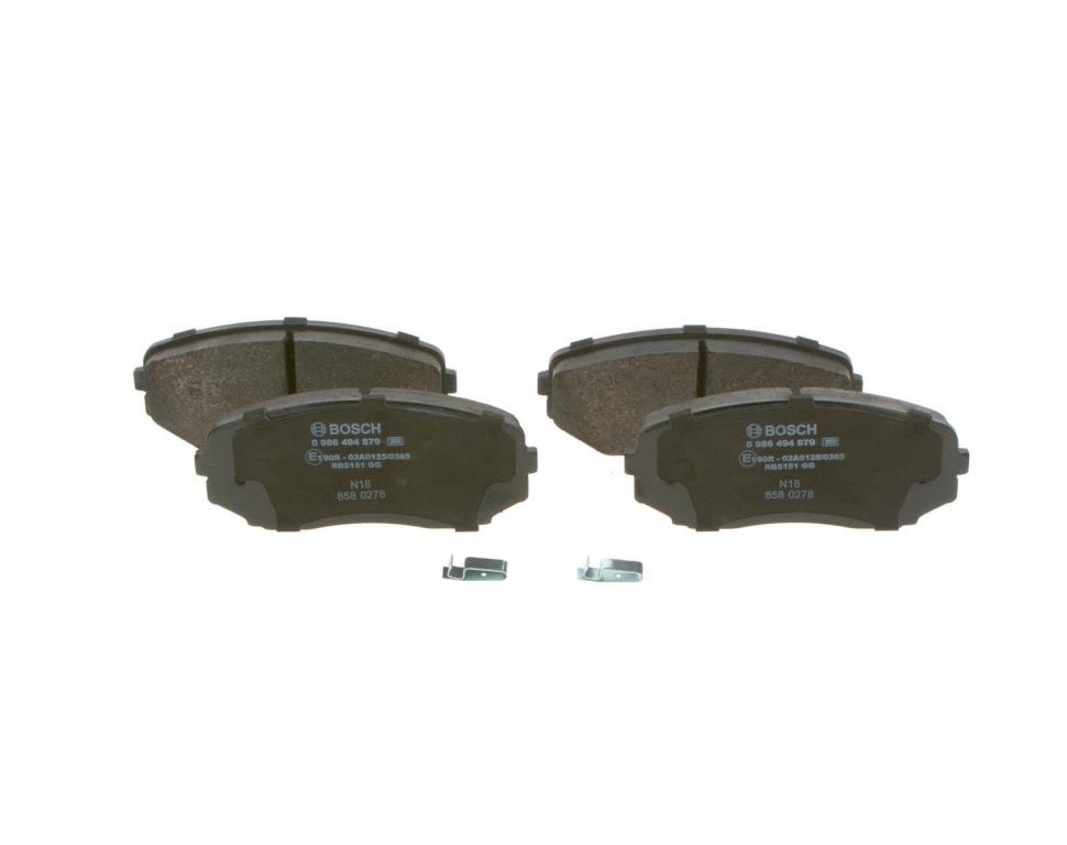 Jeu de 4 plaquettes de frein BOSCH ref. 0 986 494 879
