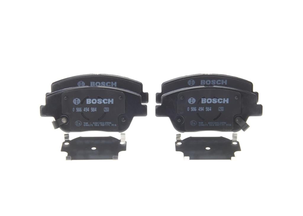 Jeu de 4 plaquettes de frein BOSCH ref. 0 986 494 984