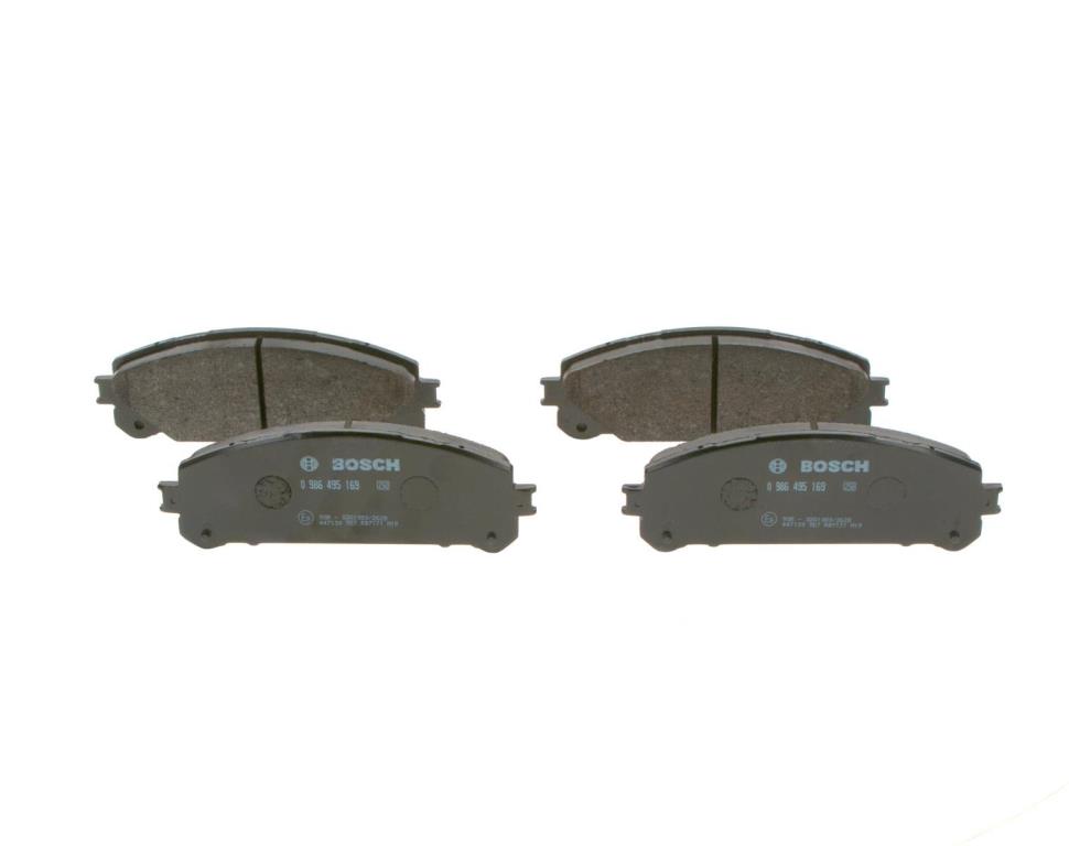Jeu de 4 plaquettes de frein BOSCH ref. 0 986 495 169