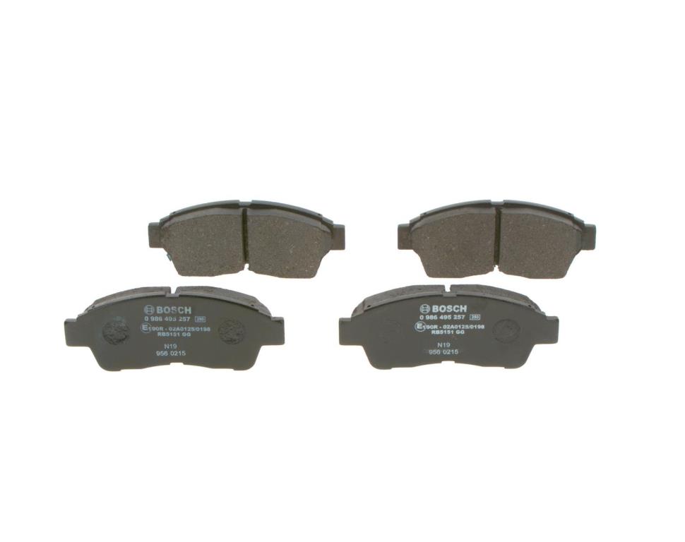 Jeu de 4 plaquettes de frein BOSCH ref. 0 986 495 257