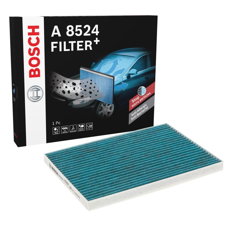 Filtre d'habitacle (Filtre à pollen) BOSCH A8524 - ref. 0 986 628 524