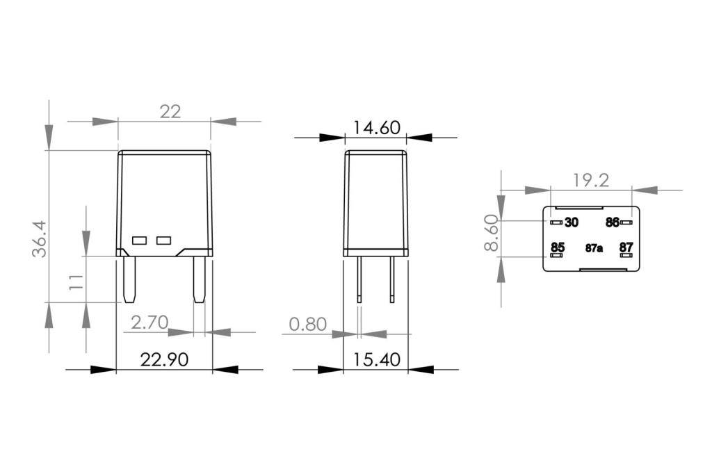 Relais BOSCH 0 986 AH0 115