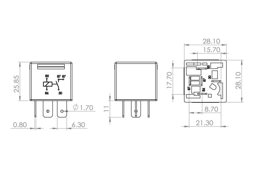 Relais, ventilateur du radiateur BOSCH ref. 0 986 AH0 251