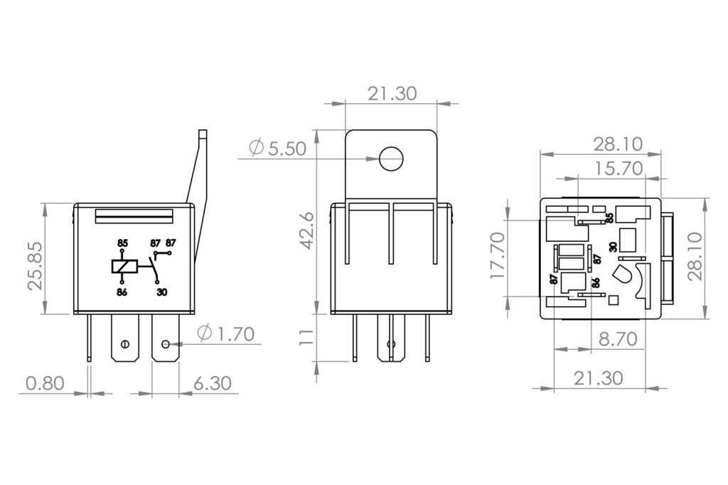 Relais BOSCH 0 986 AH0 253