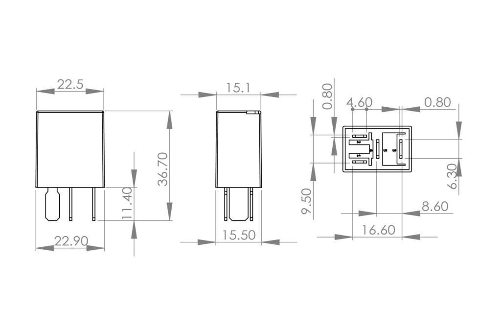 Relais BOSCH ref. 0 986 AH0 323