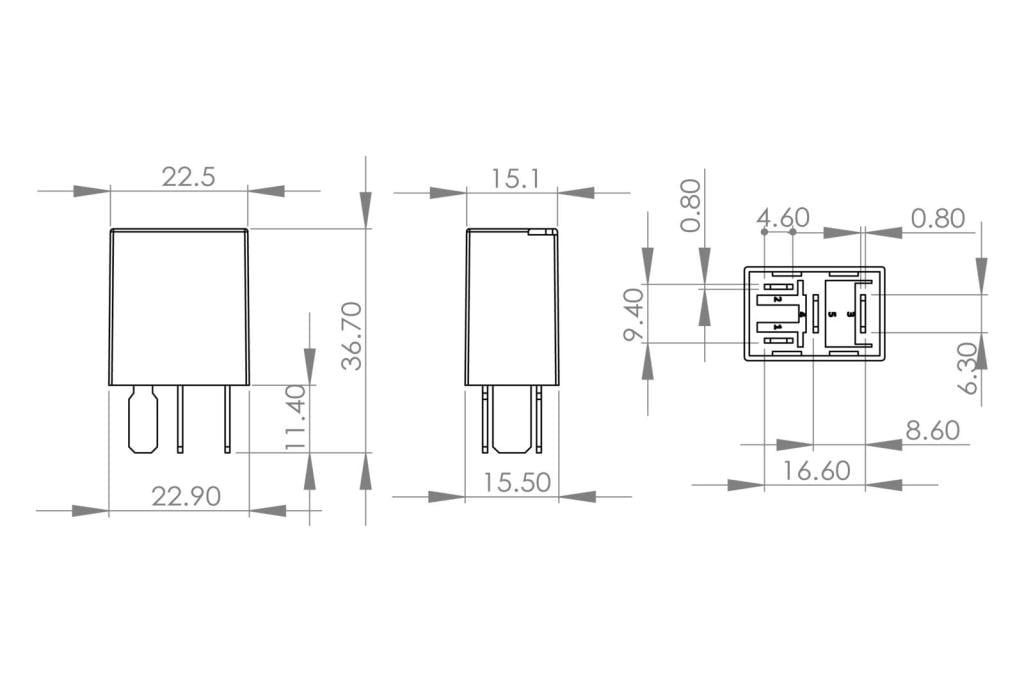 Relais BOSCH ref. 0 986 AH0 328