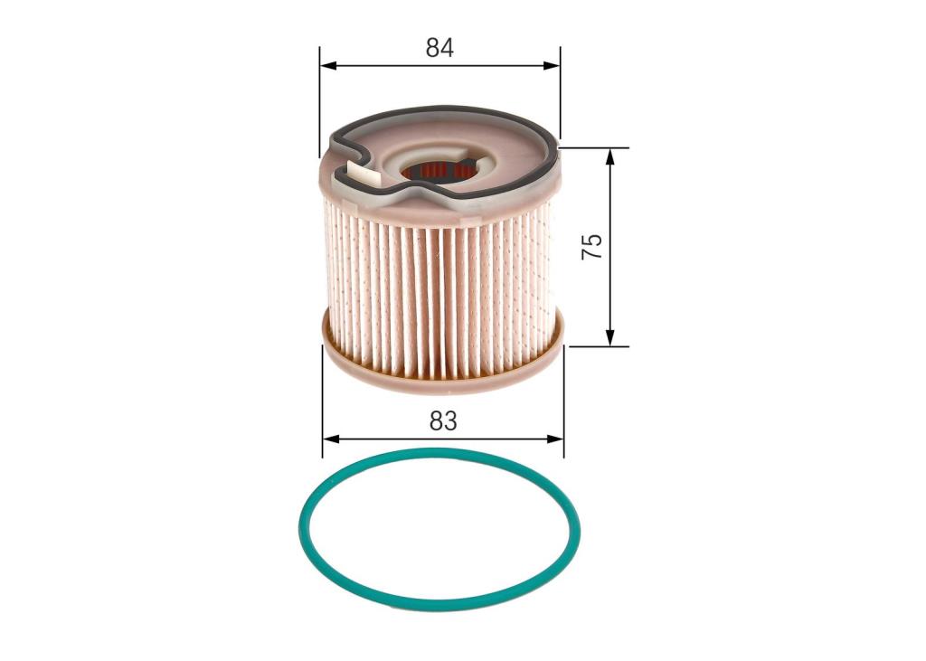Filtre à carburant (Filtre à gasoil) BOSCH ref. 1 457 030 013