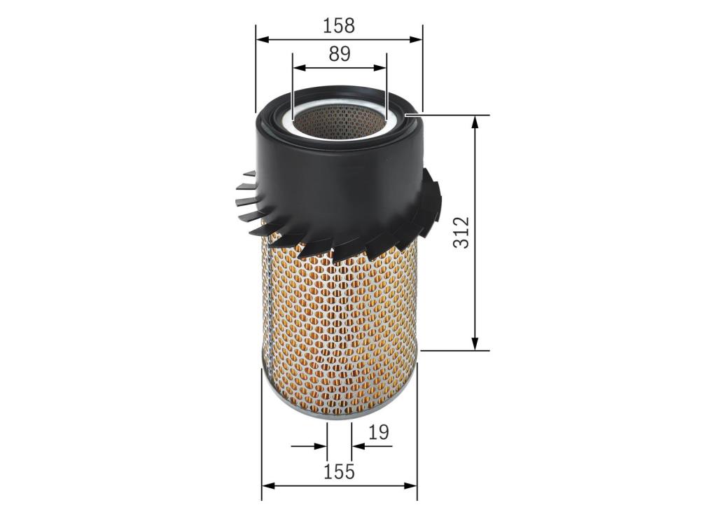 Filtre à air BOSCH ref. 1 457 429 033