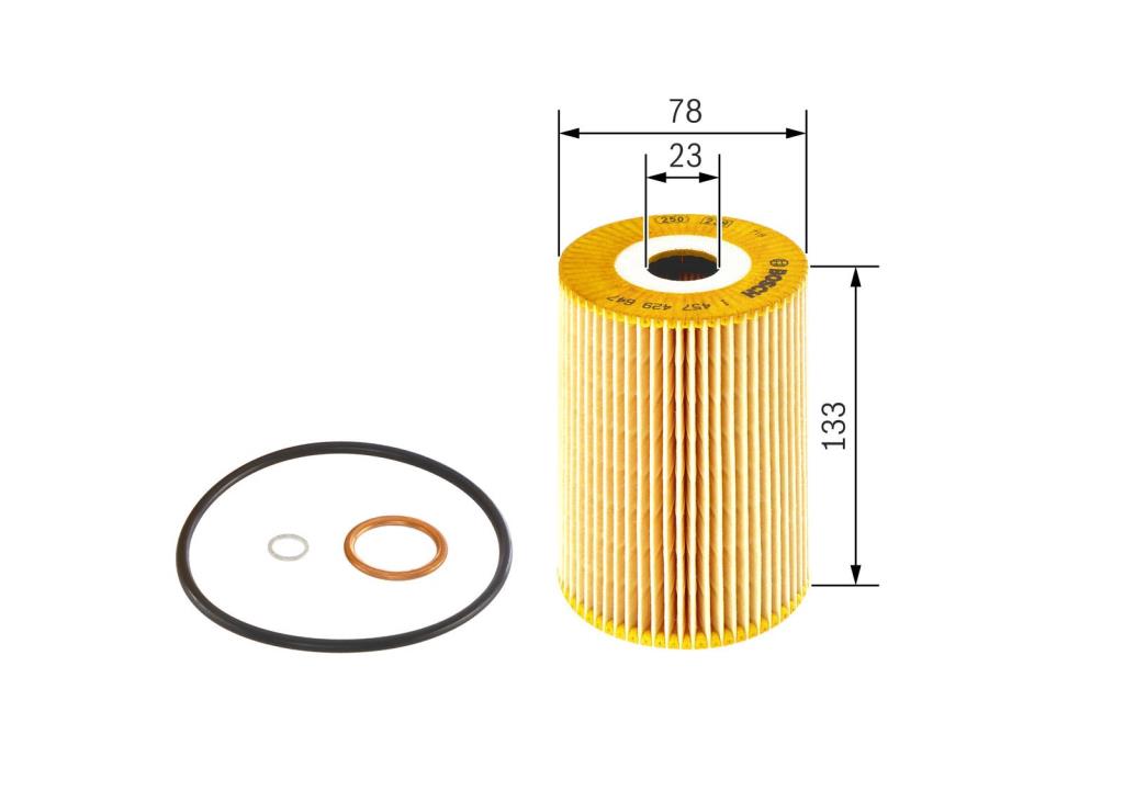 Filtro de aceite BOSCH 1 457 429 647